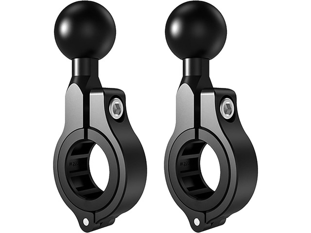 iMESTOU 2PCS Aluminium 1' Ball Base for Handlebar Mounts, Ball Adapters Fit for Ram Phone Mounts with 1' Ball Sockets