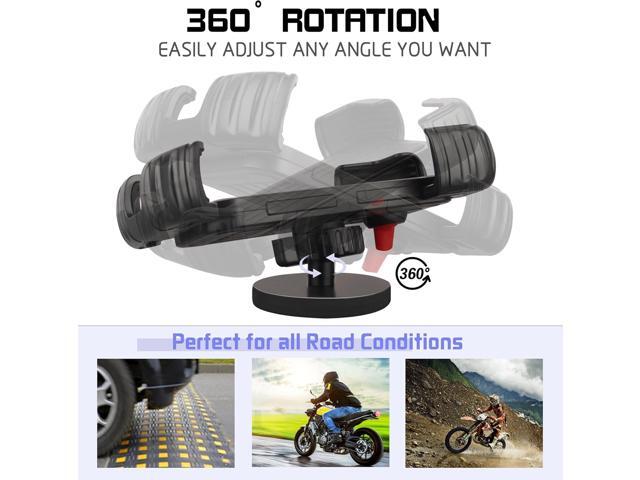 ULIBERMAGNET Motorcycle Magnetic Phone Mount,Heavy Duty Adjustable Magnetic Cell Phone Holder with Security Lock,Anti Shake 360°...