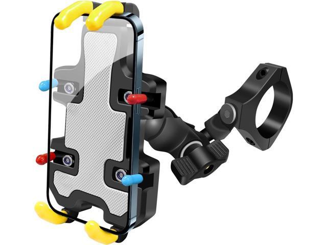 UTV Phone Mount - 360 Adjustable Heavy Duty Phone Holder 8 Claws Fits 1.75 to 2 Inch Round Tube Fits RZR Maverick X3 Ranger Pioneer Talon Teryx...