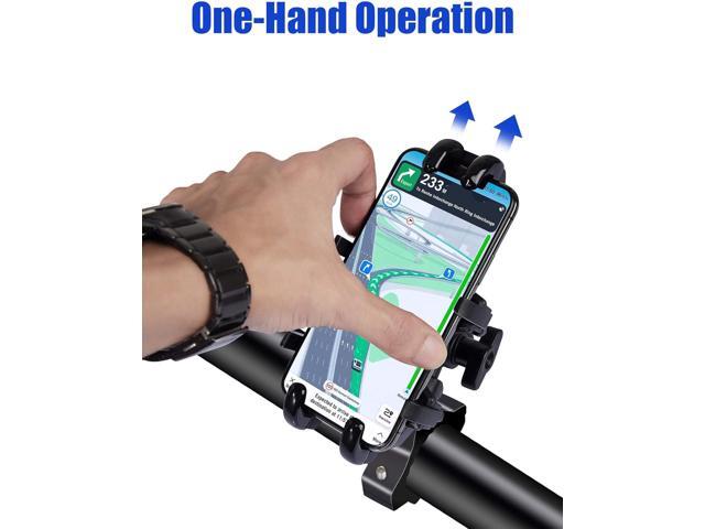 UTV Phone Holder, Aluminum Alloy Heavy Duty Cell Phone Mount for UTV/SXS,360° Adjustable Mounting Bracket Fits 1.75-2 Roll Cage, 8 Claws Tightly...
