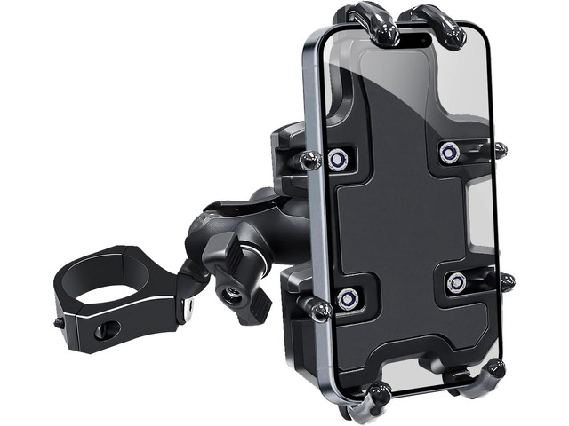 UTV Phone Mount-360 Adjustable Heavy Duty Phone Holder 8 Claws Fits 1.75 to 2 inch Round Tube Fits RZR Maverick X3 Ranger Pioneer Talon Teryx Mule...