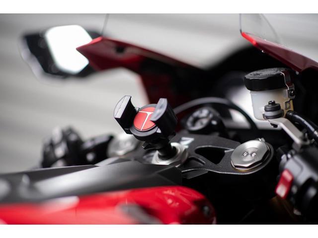 Universal Motorcycle Fork Stem Mount Kit - Techgripper Universal Phone Mount and GPS Gripper