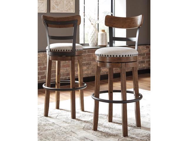 Signature Design by Ashley Valebeck 30' Farmhouse Pub Height Barstool, Brown