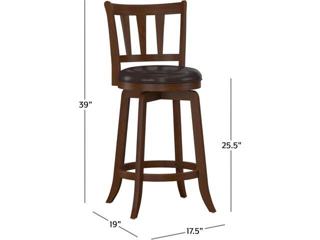 Hillsdale Presque Isle Swivel Stool, Counter Height, Cherry