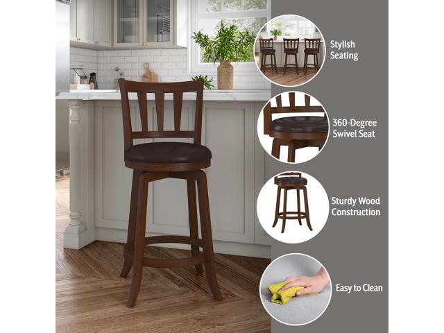 Hillsdale Presque Isle Swivel Stool, Counter Height, Cherry
