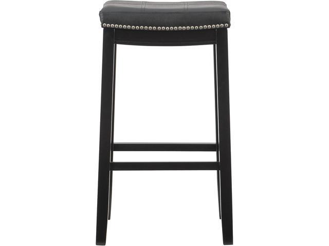 Linon Claridge Bar, Black Stool, 32' X 18.75' X 13'