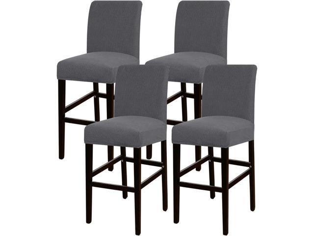 Turquoize Stretch Bar Stool Cover Counter Stool Pub Chair Slipcover for Dining Room Cafe Barstool Slipcover Removable Furniture Chair Seat Cover...