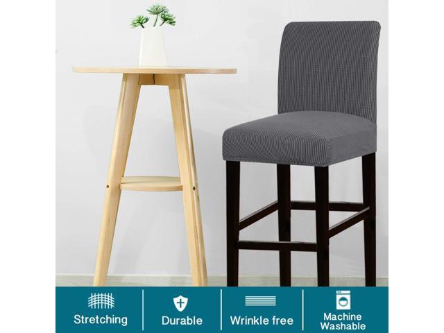 Turquoize Stretch Bar Stool Cover Counter Stool Pub Chair Slipcover for Dining Room Cafe Barstool Slipcover Removable Furniture Chair Seat Cover...