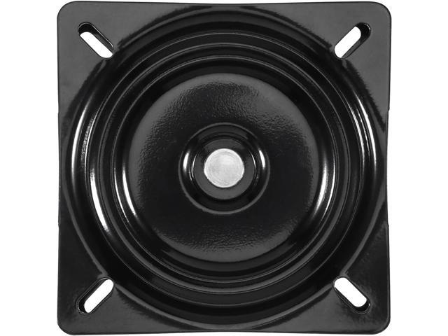 MANCHAP 2 PCS 8 Inch Black Swivel Plate, Heavy Duty Ball Bearing Bar Stool Swivel Plate Replacement, Seat Swivel Base Mount Plate for Bar Stool,...