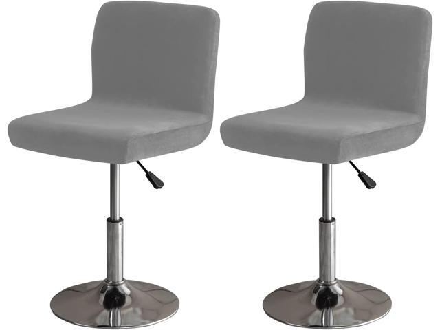 LightInTheBox Bar Stool Cover Square Swivel Barstool Chair Seat Velvet Barstool Protector Covers for Counter Height Mid Low Back Chair Holiday (2Pc...
