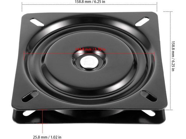 3 PCS 6-1/4 Inches Bar Stool Swivel Plate, Heavy Duty Bar Stool Swivel Replacement, Seat Swivel Base Mount Plate for Bar Stool and Chair Ball...