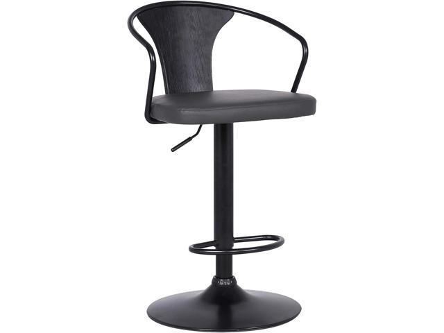 Armen Living Eagle Adjustable Barstool, Gray