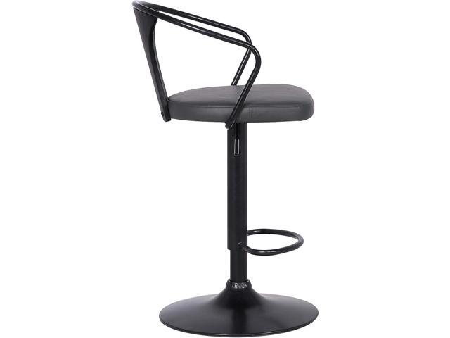 Armen Living Eagle Adjustable Barstool, Gray