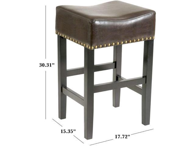 Christopher Knight Home Louigi Backless Leather Barstools, 2-Pcs Set, Brown