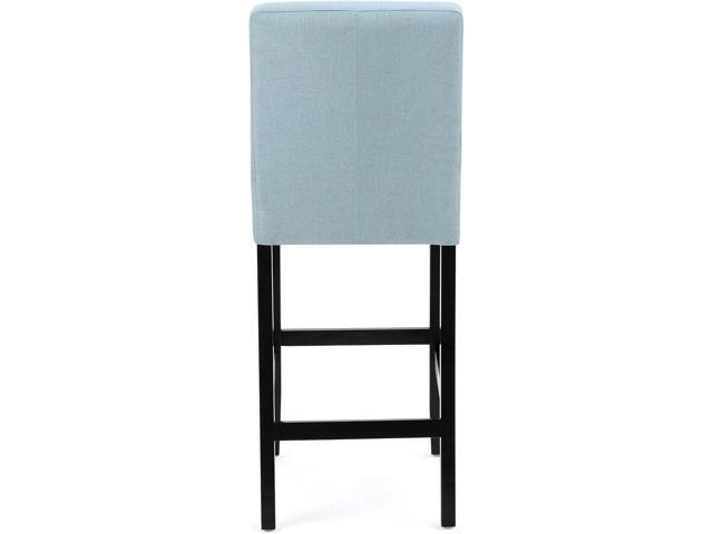 Lopez Fabric Barstools, 2-Pcs Set, Light Blue