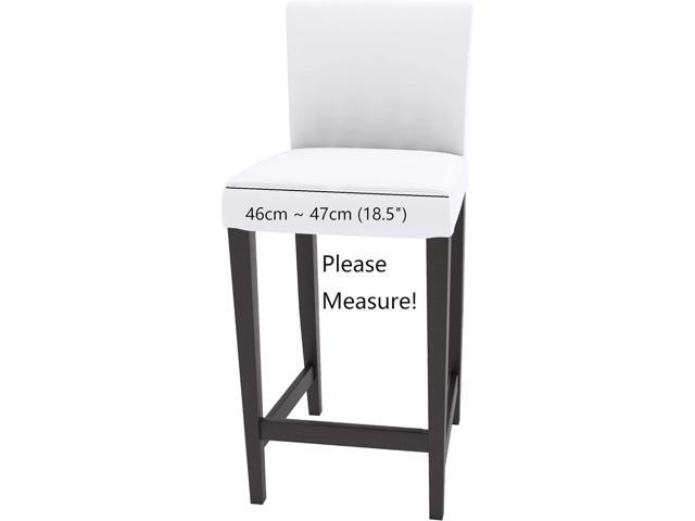 Seat Width: 18 1/2' Durable Material Henriksdal Bar Stool with Backrest Cover Replacement is Custom Made Compatible for IKEA Henriksdal Bar Stool...