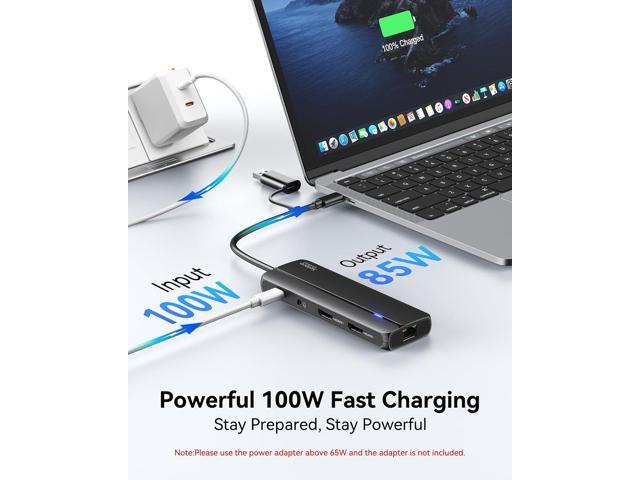 USB 3.0 Docking Station,10 in 1 USB Docking Station Dual Monitor with 2 HDMI,Ethernet,PD 100W,SD/TF,Audio/Mic,USB A Docking Station for Laptop,USB...