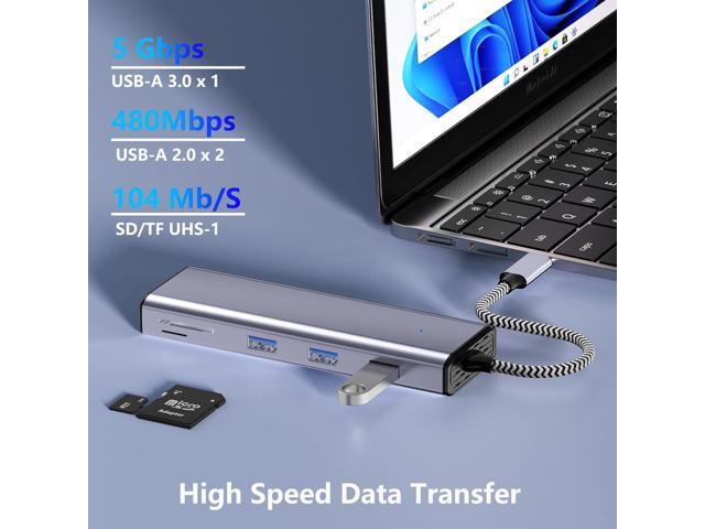 Docking Station Dual Monitor, USB C to Dual HDMI Adapter, Laptop Docking Station, USB C Docking Station, USB C Hub 10 in 1 Docking Station 3...