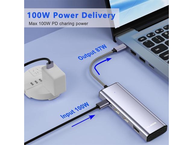 Docking Station Dual Monitor, USB C to Dual HDMI Adapter, Laptop Docking Station, USB C Docking Station, USB C Hub 10 in 1 Docking Station 3...
