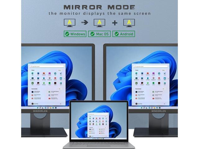 USB C to Dual HDMI Adapter for Monitor, USBC Laptop Docking Station Dual Monitor Dongle MacBook, USB-C Hub Powered Mac, USB 3.0 to USB C Adapter...