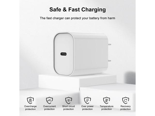 Fast Charger for iPhone Charger Fast Charging 6ft Lightning Cable,for iPhone 14 13 12 Pro Max Charger Fast Charging with 20w USB C Charger...