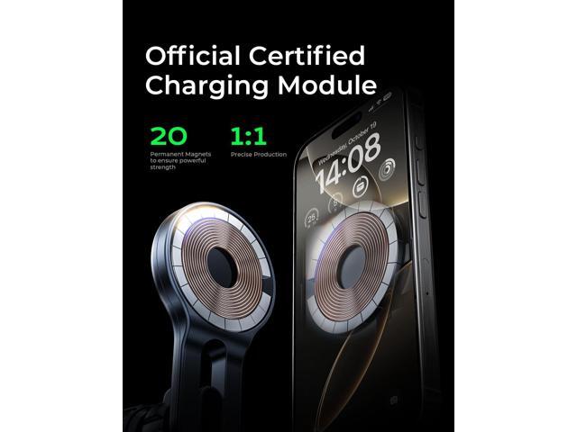 LISEN for 15W MagSafe Car Mount Charger, for iPhone 16 Wireless Magnetic Car Charger, for Magsafe Car Mount Phone Charger Vent for Mag Safe....