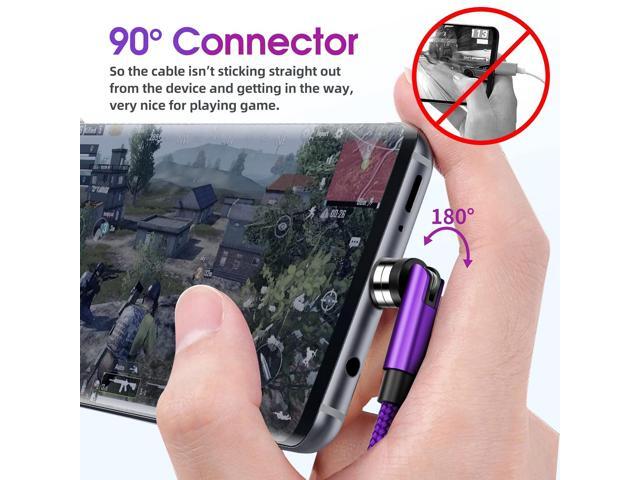 Magnetic Charging Cable 540° Rotating Magnetic Phone Charger [6-Pack, 3ft/3ft/3ft/6ft/6ft/10ft] 3 in 1 Magnetic Charger Cable Nylon Braided...