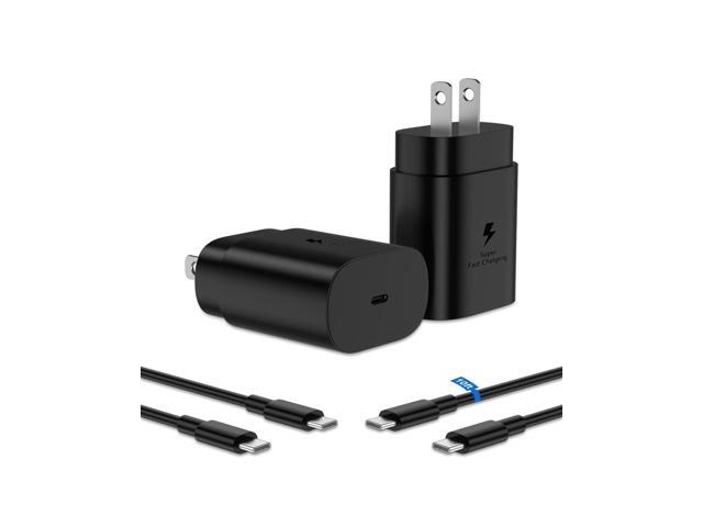 25W Super Fast Charger Type C 2 Pack with 10FT USB C Cable Fast Charging for Sam-Sung Galaxy S23 Ultra Charger S23/S23+/S22...