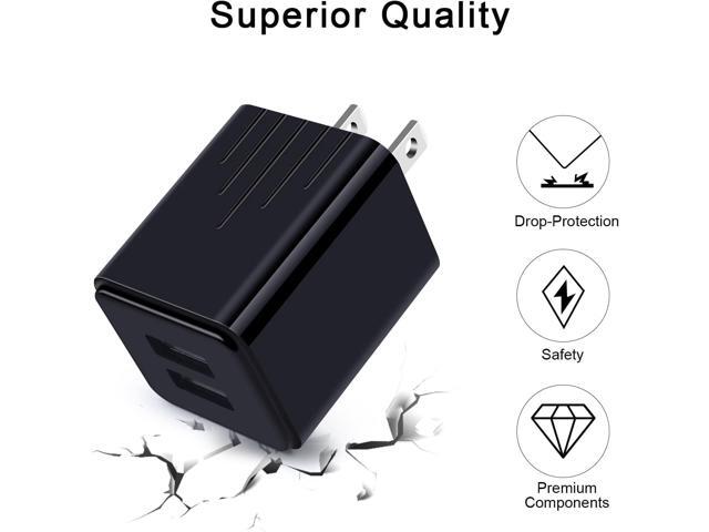 Fast Charger Type C Charging Block USB Wall Plug Android Phone Fast Car Charger Adapter C Type Charging Cable 3FT 6FT for Samsung Galaxy S25 S24...