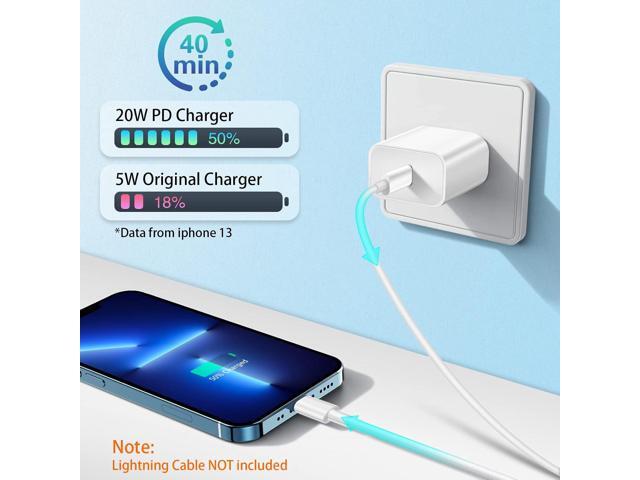 USB C Charger Block, TypeC Charging Blocks 5Pack, 20W PD Quick Fast Charger Box Brick Cube Compatible with iPhone 16/15/14 Pro Max/14 Plus/13...