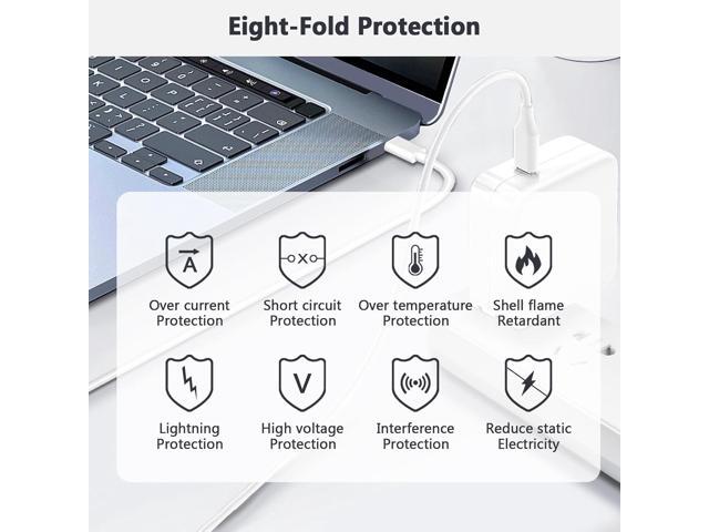 Mac Book Pro Charger - 100W USB C Charger Fast Charger for Mac Book Pro 16/15/14/13 Inch, Mac Book Air 13 Inch, iPad Pro 2021/2020/2019/2018 Power...