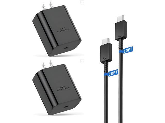 Type c Charger Fast Charging 45W Fast Charging USB C Charger for Samsung Galaxy A53/A73,Galaxy S25 Ultra/S25/S25+/S24 Ultra/S24+/S23/S22/S22...