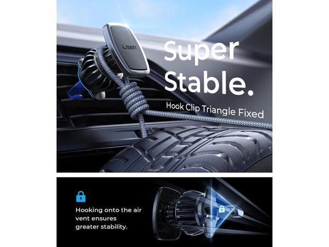 LISEN Magnetic Phone Holder for Car - Upgraded Clip Ultra 6 Strong Magnets, Car Phone Holder Case Friendly,Soporte de Telefono para carro for...