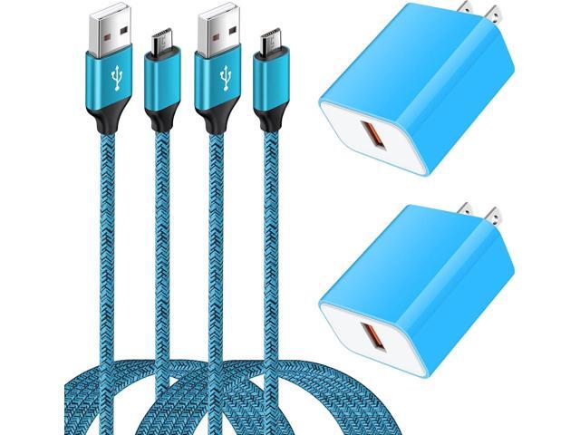 18W QC3.0 Fast Wall Charger Plug for Android Phone Fast Charging for Fire Tablet, Kindle, Samsung Galaxy J3 J5 J7 J8 S7 S6, PS4 Xbox LG K40 K20,...