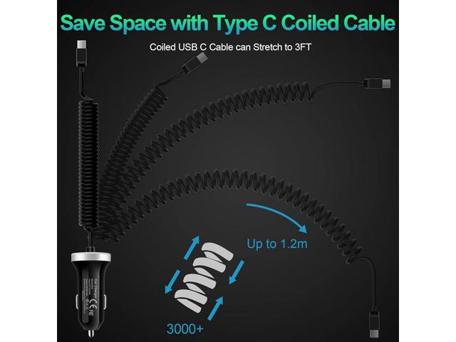 Android C Type USB C S25 Ultra Car Charger Fast Charging for Samsung Galaxy S25+/A16/A23/A35/S24FE/S24 Ultra/S24 Plus/S23FE/S23...