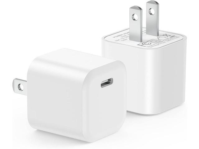 USB C Charger Block, Agtray 2-Pack Mini USBC PD Fast Charging Cube C Box Charger Type C Charging Block Travel Wall Plug Power Adapter for iPhone...