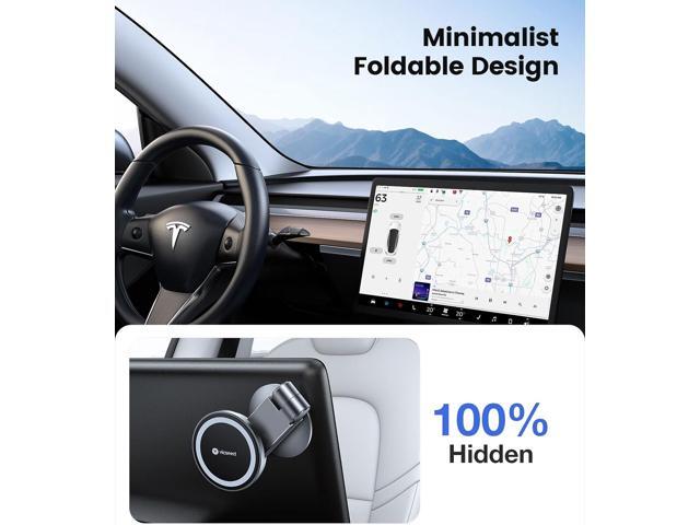VICSEED Tesla Phone MountStrongest Magnet PowerMagSafe Car Mount for Tesla Model 3 Model Y, Foldable Hidden Tesla Phone Holder Fit for All Phone,...