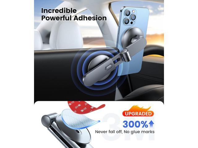VICSEED Tesla Phone MountStrongest Magnet PowerMagSafe Car Mount for Tesla Model 3 Model Y, Foldable Hidden Tesla Phone Holder Fit for All Phone,...