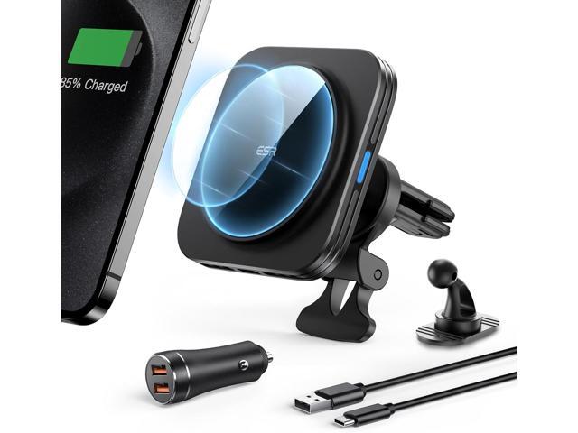 ESR for MagSafe Car Mount Charger, 15W Magnetic Wireless Car Charger, for MagSafe Phone Charging, Air Vent Phone Holder for iPhone...