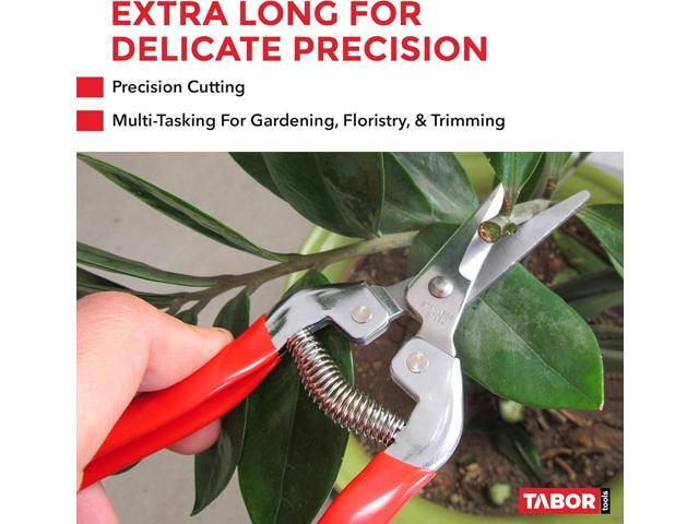 TABOR TOOLS Pruning Shears, Florist Scissors, Multi-Tasking Garden Snips for Arranging Flowers, Trimming Plants and Harvesting Herbs, Fruits or...
