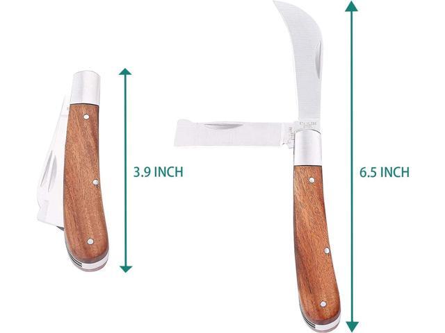 Professional Grafting Tool Kit - 3-in-1 Pruner with SK5 Blades, Grafting Knife, Tapes, Labels & Clips - Fruit Tree Grafting Supplies for Apples,...
