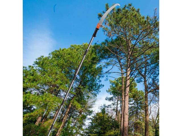 Walensee Pole Saws for Tree Trimming 10FT Lightweight Manual Stainless Steel Extension High Pole Pruning Pole Saw with Blade for Trimmer Branches...