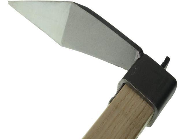 KEYI Carbon Steel Hand Hoe,Solid Mattock Pick Digging Hoe,Agricultural Hoe Garden Rake Tool