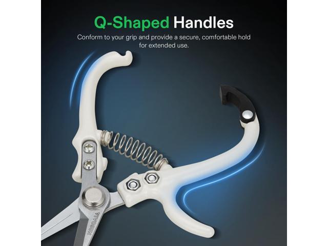 VIVOSUN Pruning Shears for Gardening, Lightweight Plant Pruners for Gardening, Garden Scissors for Cutting Flowers, Trimming Branches, Indoor Plant...