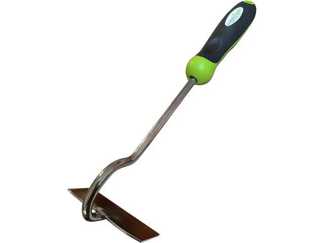 Garden Guru Hand Hoe Tiller Cultivator Tool - Stainless Steel for Ultimate Strength - Rust Resistant - Ergonomic Handle - Great for Gardening...