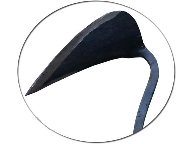 HANSHIN Premium Forged Gardening Hand Plow Hoe, Korean Daejanggan Style Ho-Mi(Weeding Sickle) for EZ Digger Tools, 1 Pack