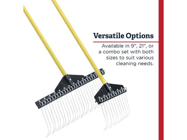 Garden Landscape Rake 21 Head Garden Debris Rake Elevate Your Outdoor Spaces with Precision and Efficiency Ideal for Lawn and Garden Maintenance