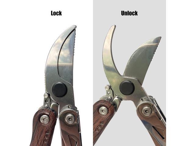 Pruning Shears, 7 in 1 Garden Pruners, Multitools Folding Gardening Shears, 8' Professional Garden Scissors, Garden Clippers, Garden Shears...