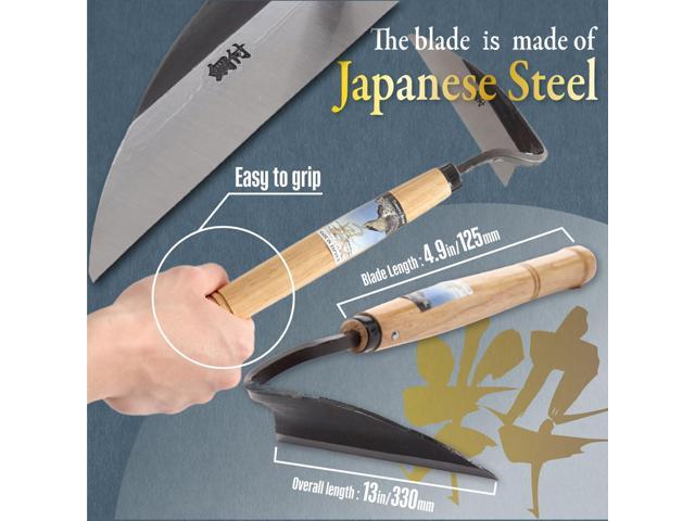 Japanese Weeding Tool Very Sharp Edge Nejiri Gama - Made in Japan - Traditional Craftsmanship
