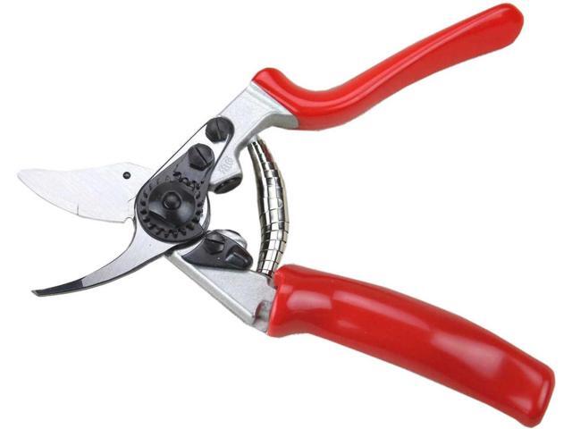 Felco Pruning Shears (F 12) - High Performance Swiss Made One-Hand Garden Pruner with Steel Blade